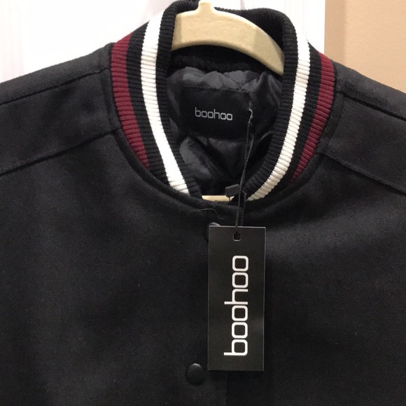 boohoo varsity style jacket - Picture 4 of 16
